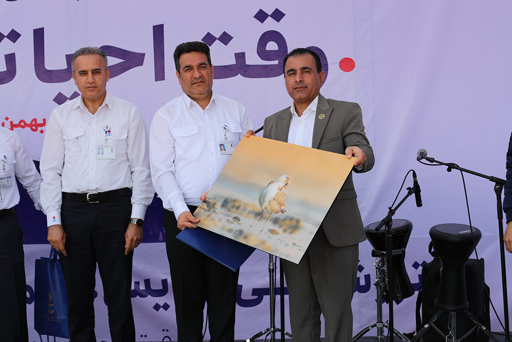 برگزاری جشن روز جهانی تالابها به میزبانی پتروشیمی پردیس در پارک ملی دریایی نایبند