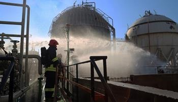 برگزاری مانور نشتی بنزین پیرولیز در بخش مخازن واحد الفین پتروشیمی جم